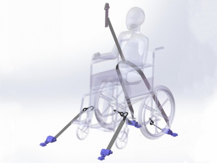 X-802-1 Wheelchair Restraint System